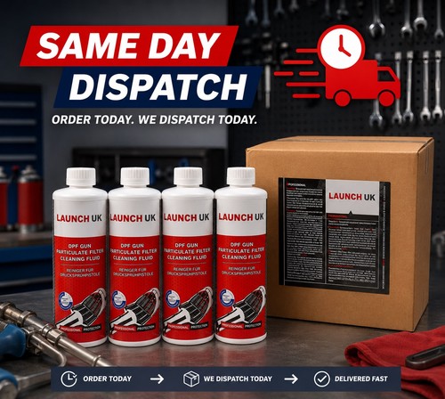 Launch dpf cleaning fluid - 4x,
